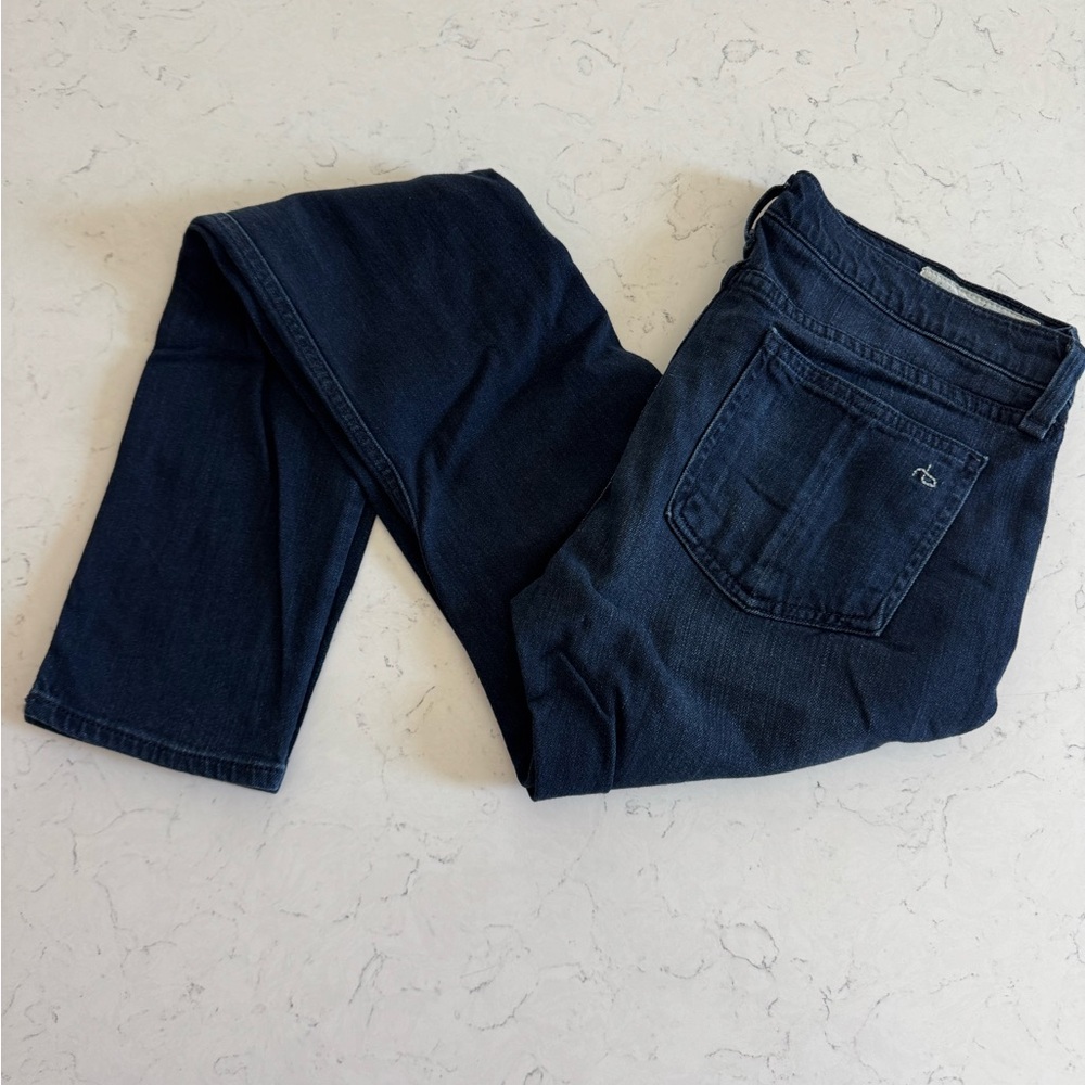 Rag & Bone Blue Straight Jeans Classic Denim